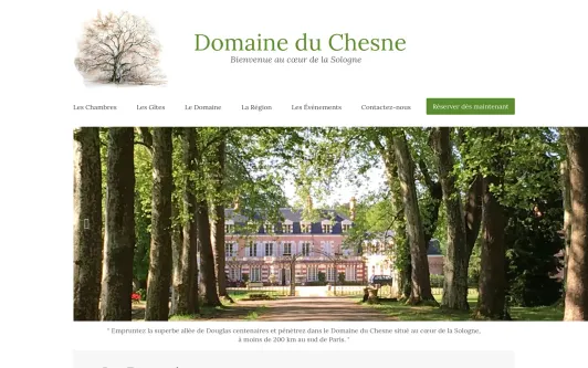 Site exemple Domaine du chesne