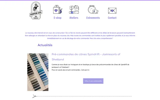 Site exemple Pompon Girl