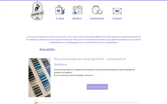 Site exemple Pompon Girl