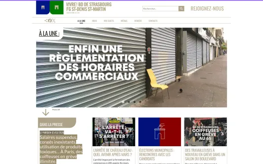 Site exemple Vivre! Bd de Strasbourg – Fg St-Denis St-Martin