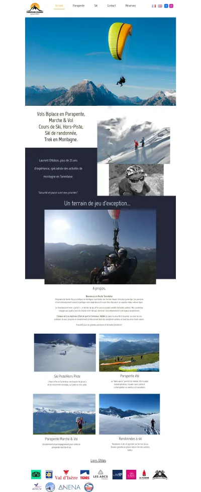 ski parapente tarentaise-evasion