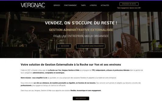 Example website Vergnac