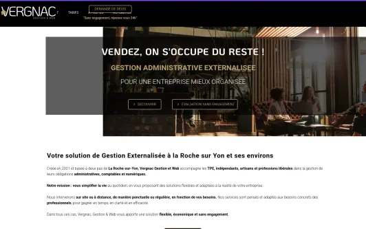 Example website Vergnac