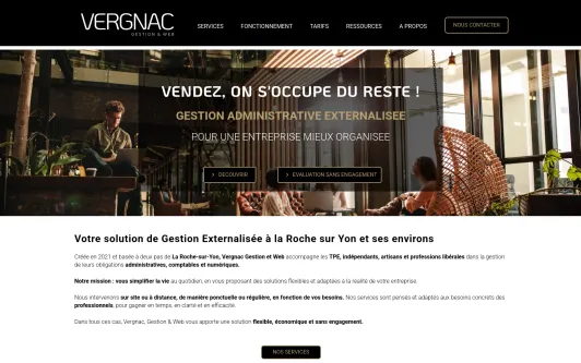 Example website Vergnac