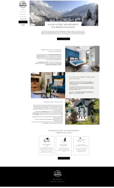 Les Charmettes Brides - Location appartement Brides-les-Bains