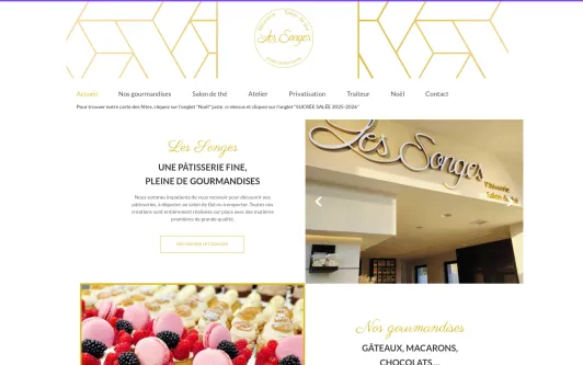 Ejemplo de sitio web Les Songes