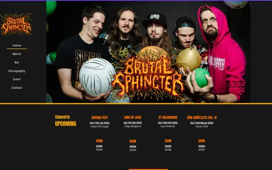 Site exemple Brutal Sphincter