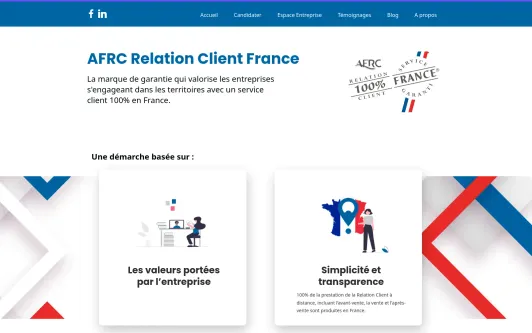 Site exemple Relation Client France