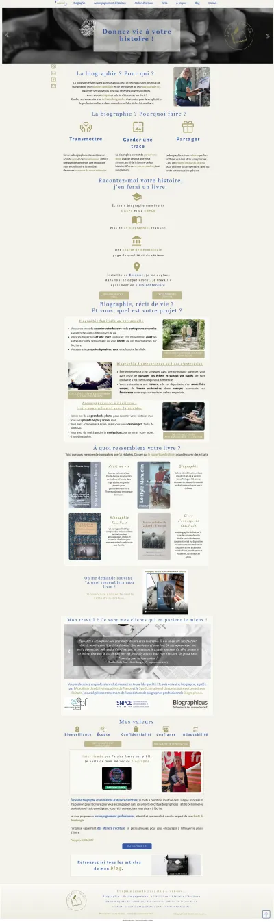 Biographe pour particuliers et entreprises en Essonne 
