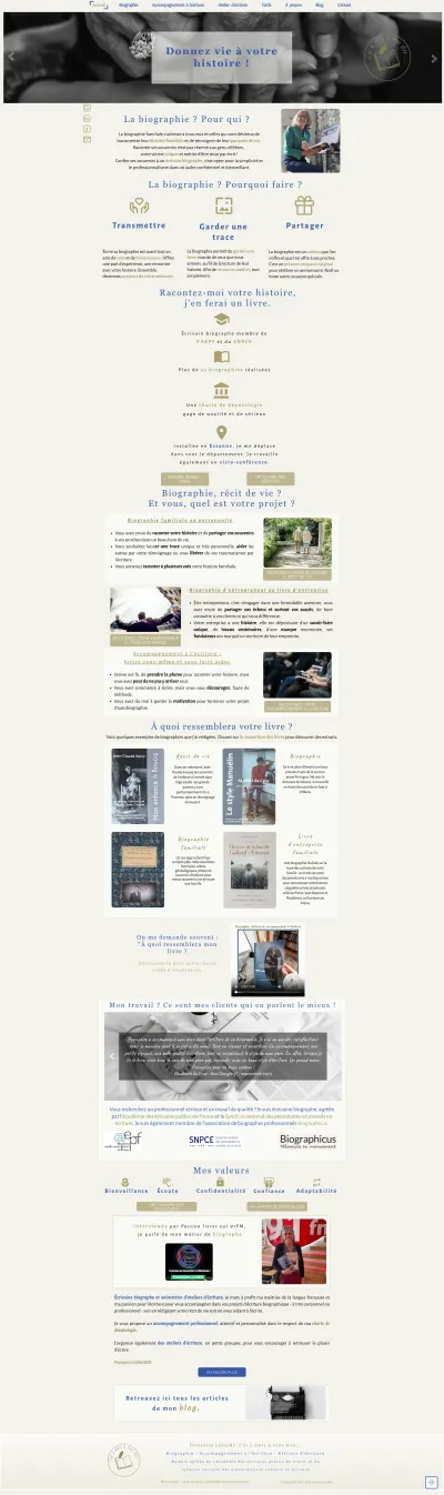 Biographe pour particuliers et entreprises en Essonne 