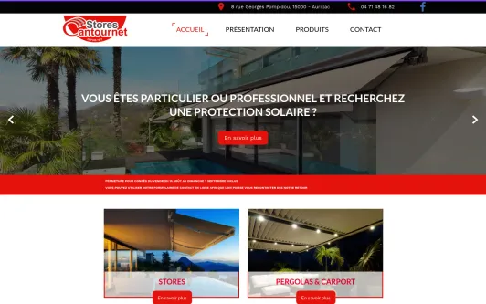 Example website Stores Cantournet