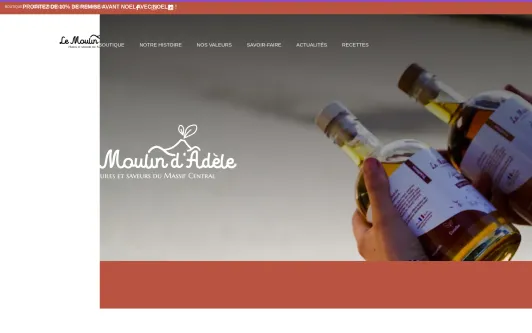 Site exemple Le Moulin d&#39;Adèle