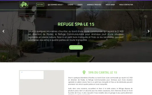 Site exemple SPA Cantal