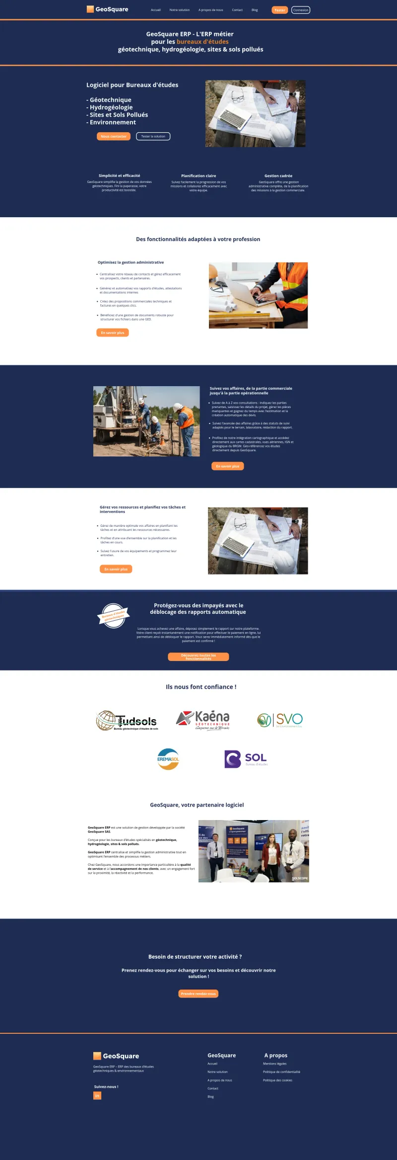 𝗚𝗲𝗼𝗦𝗾𝘂𝗮𝗿𝗲 – L’ERP SaaS métier des bureaux d’études
