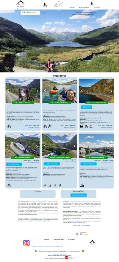 Rallar Adventure, Guided e-bike and packraft tours in Norway