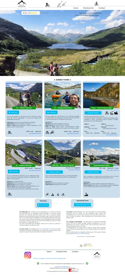 Rallar Adventure, Guided e-bike and packraft tours in Norway