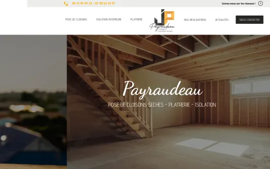 Ejemplo de sitio web J Payraudeau