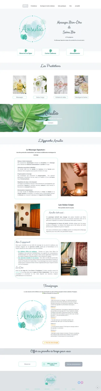 Ansulia, bien-être et beauté au naturel