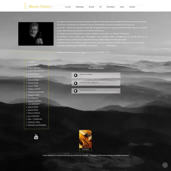 Maxime Tholance Violon