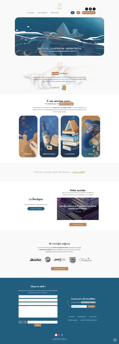 LEPOPECHE - Graphiste - Illustration - Design Textile à Rennes