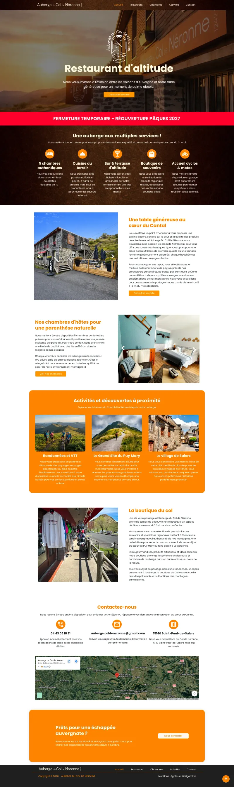 Auberge du Col de Néronne