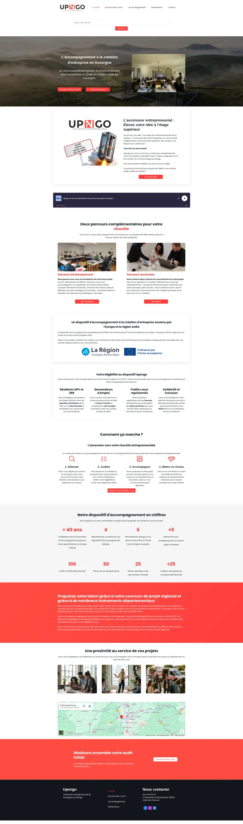 UPENGO - Créer son entreprise en Auvergne