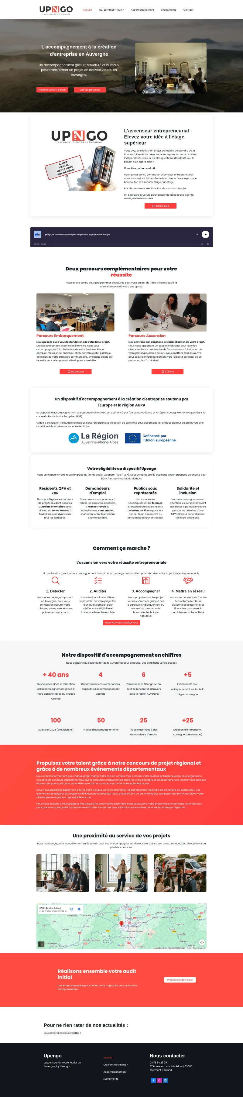 UPENGO - Créer son entreprise en Auvergne