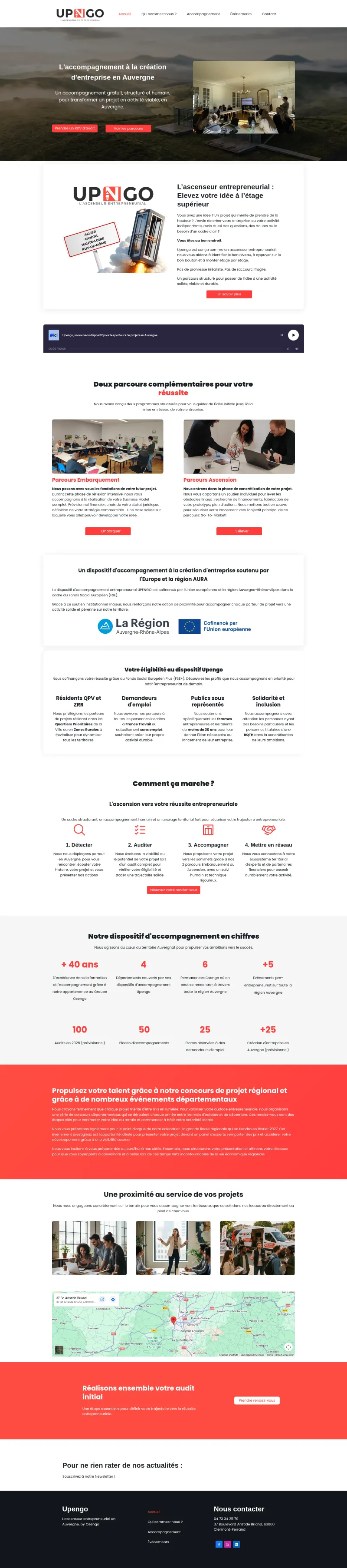 UPENGO - Créer son entreprise en Auvergne