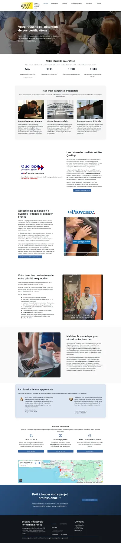 ESPACE PEDAGOGIE FORMATION FRANCE
