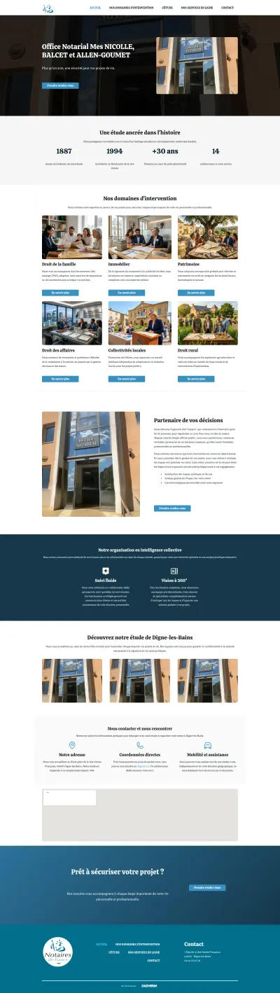 Office Notarial Mes NICOLLE, BALCET et ALLEN-GOUMET