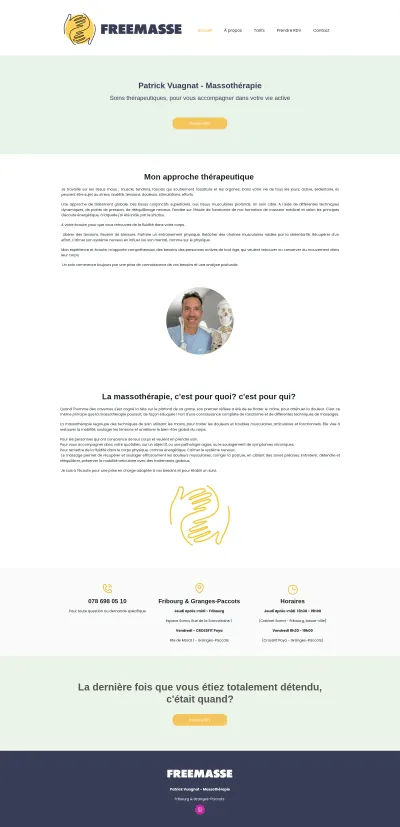 FREEMASSE  massothérapie pour vous accompagner dans la vie active