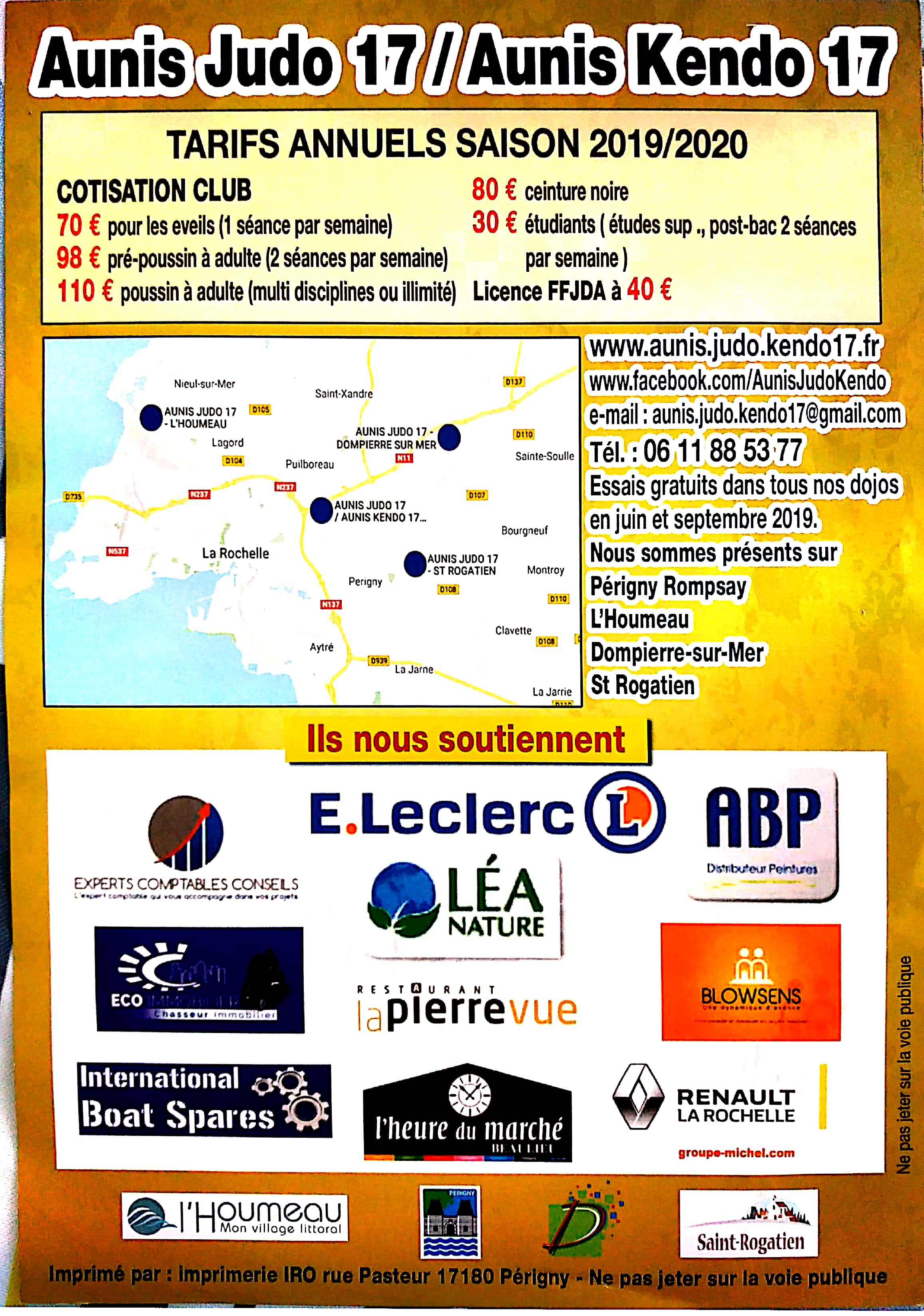 AUNIS JUDO 17 FLYER 2019