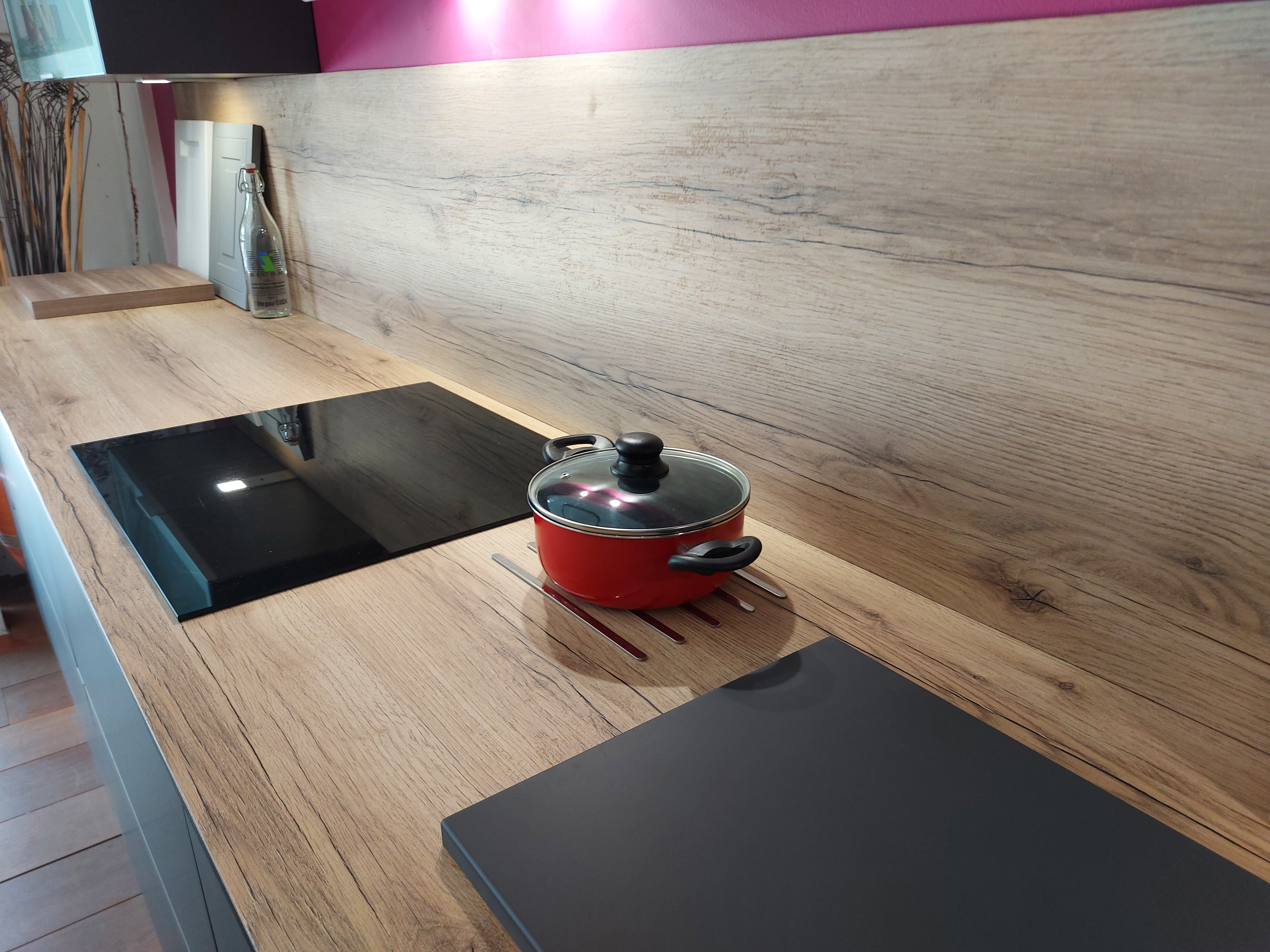 Plan travail martinique reysitop compact solidium coloris bois halifax miel 3