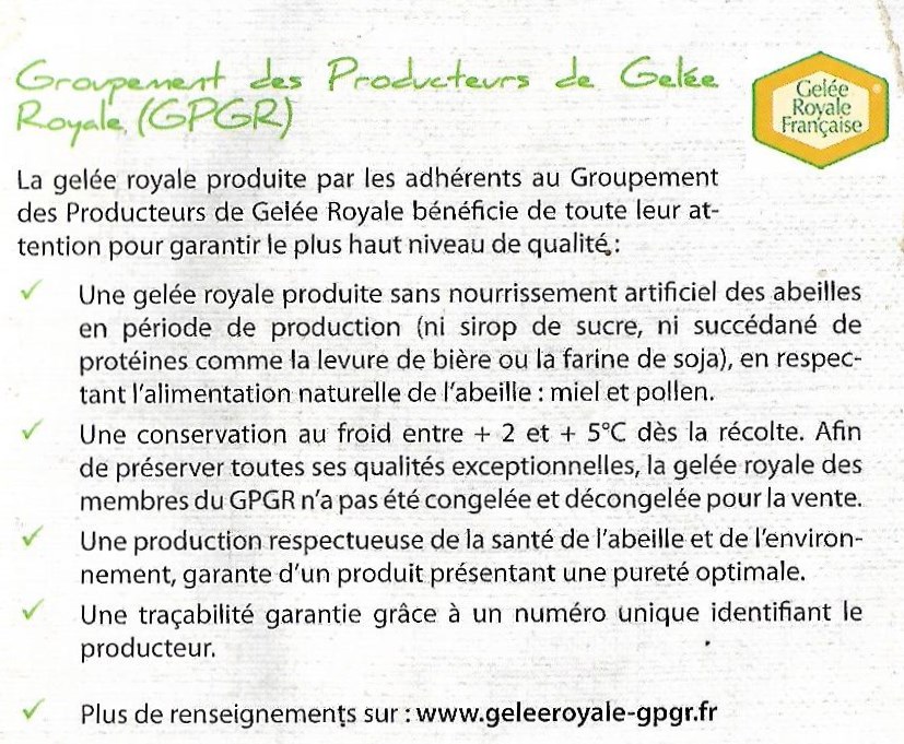 Gelee royale