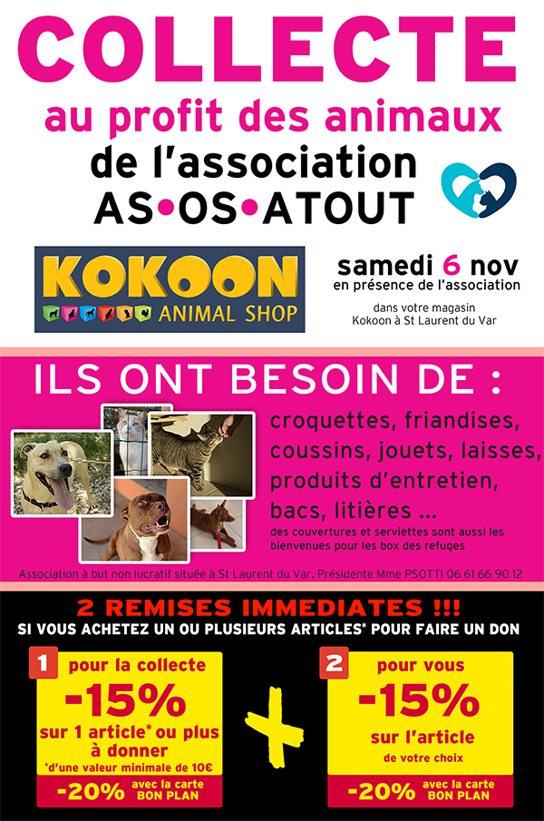 St Laurent : collecte le 6/11