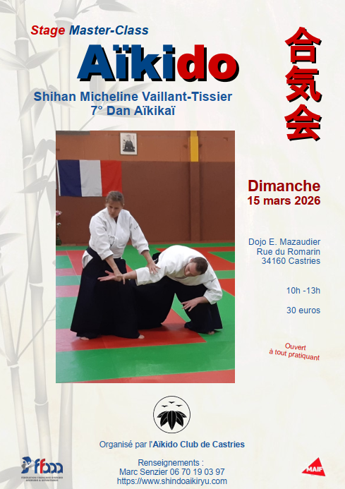 Master-class avec Shihan Micheline Vaillant Tissier