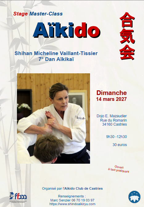 Master-class Micheline Vaillant-Tissier Shihan 7° Dan