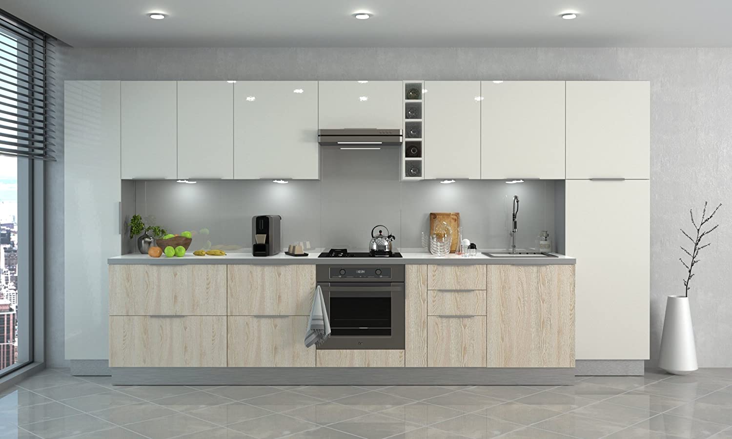 Blanche et bois pau cuisines