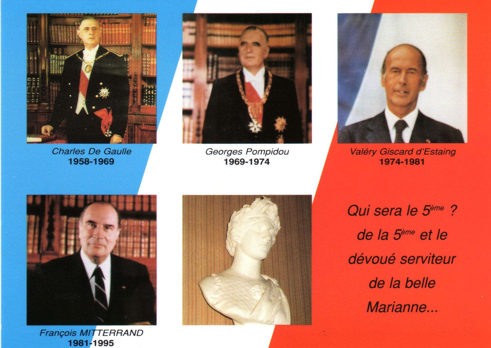 1995 qui sera le 5eme de la 5eme republique