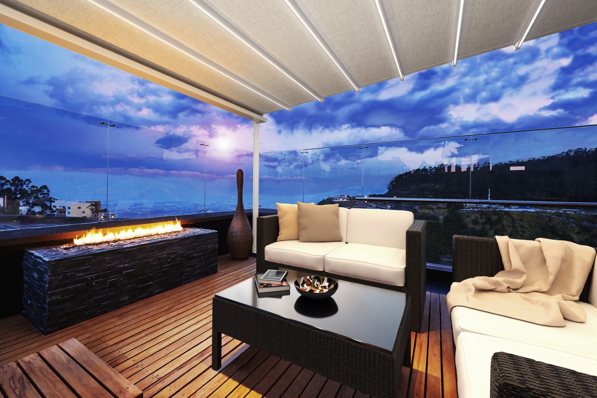 Pergola toile retractable 3 