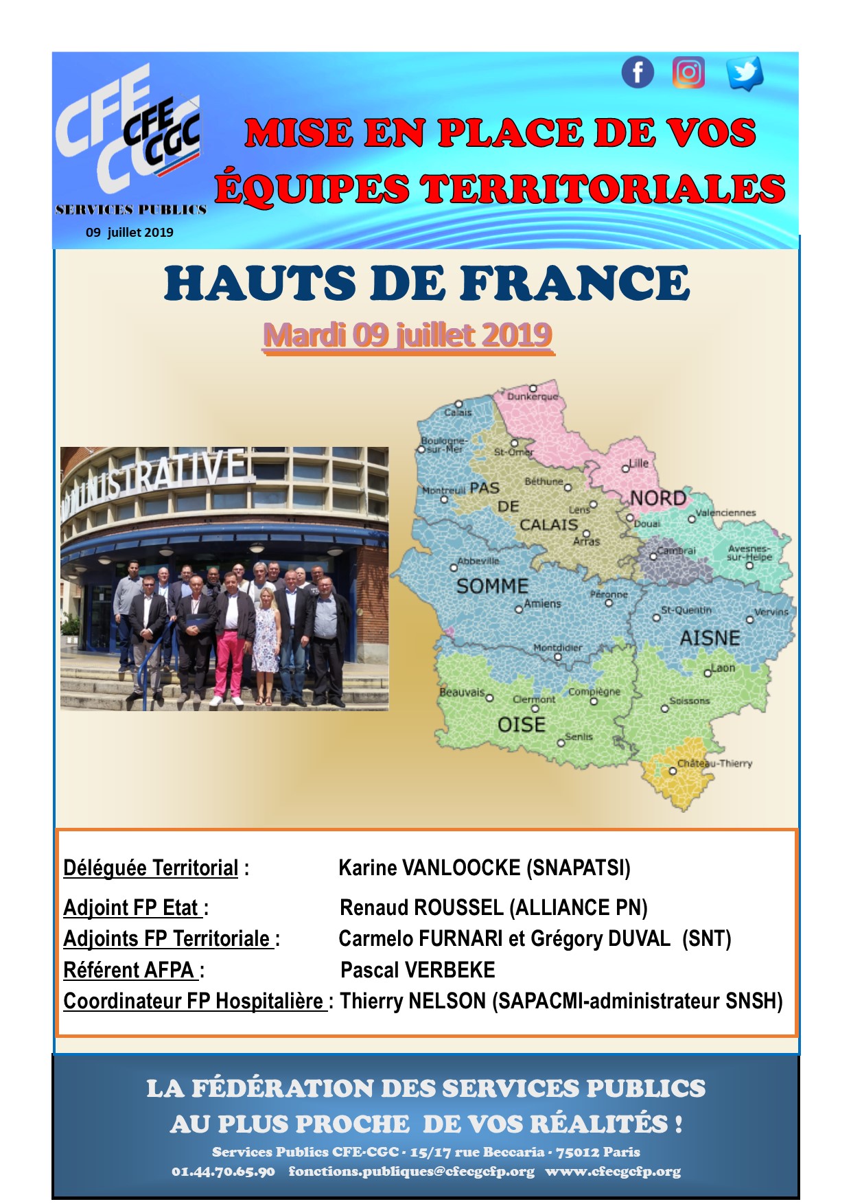 Mise en place U.T. Haut de France