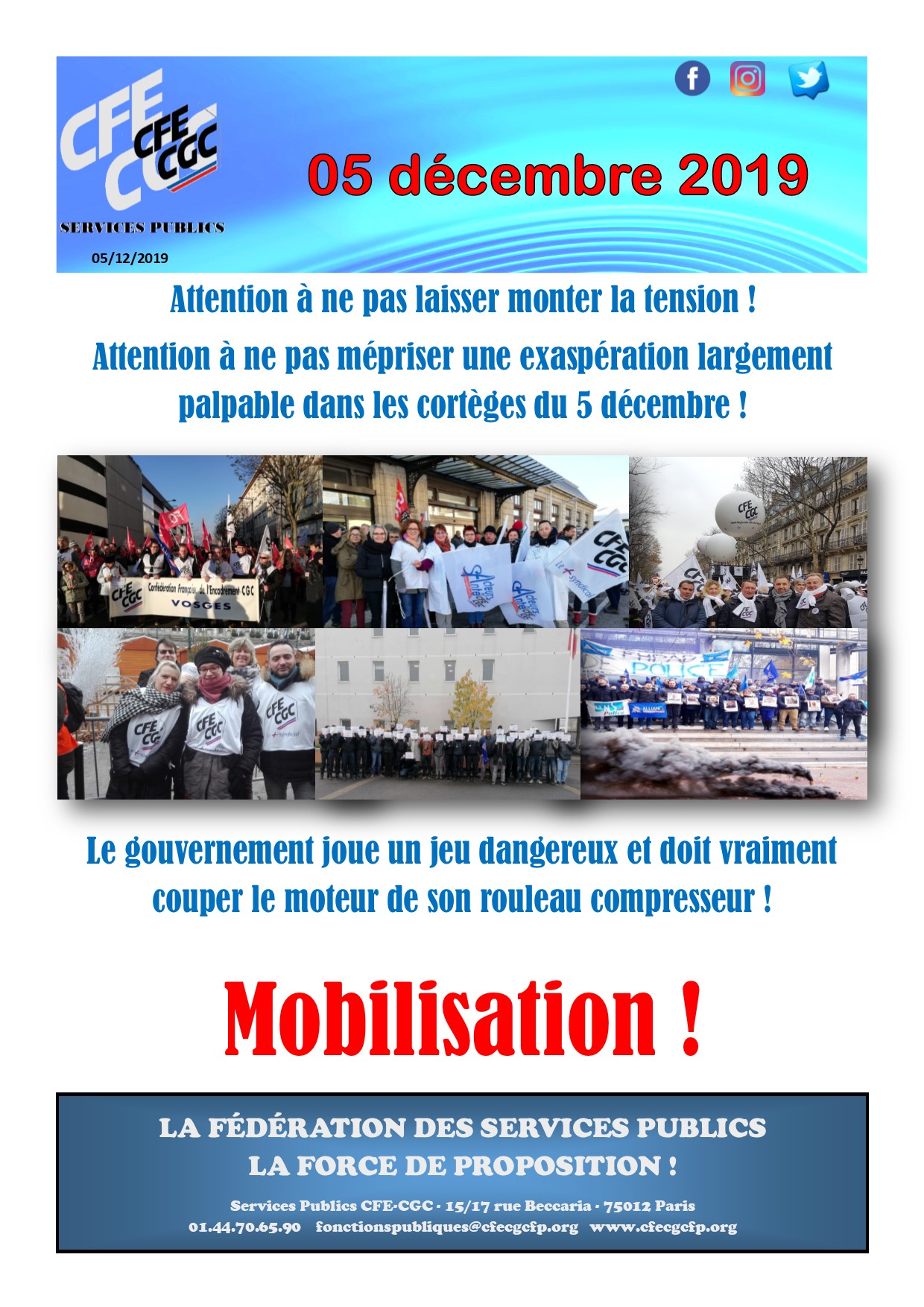 Mobilisation contre la réforme des retraites
