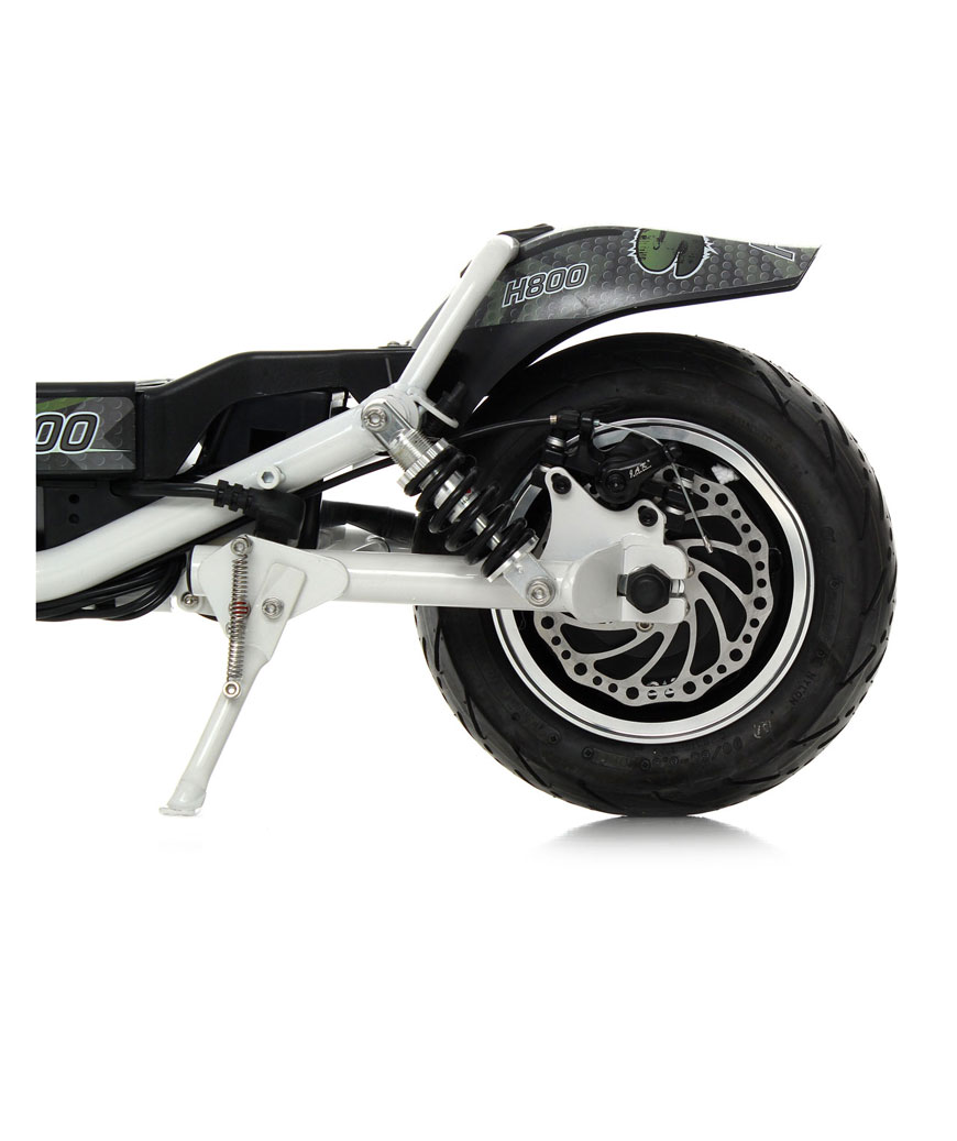 Sxt h800 white rear wheel and kickstand 10