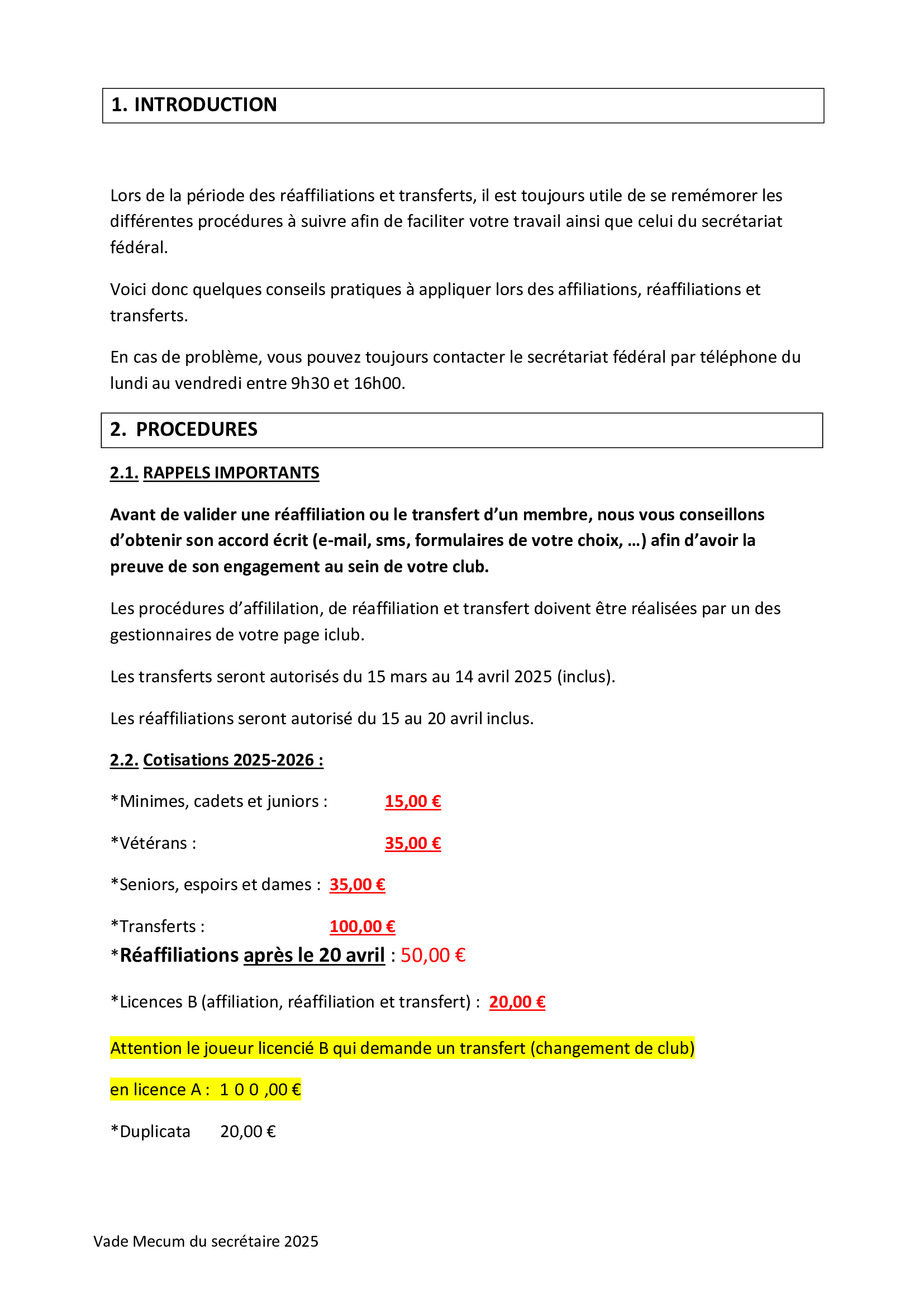 Vademecum secretaire 3