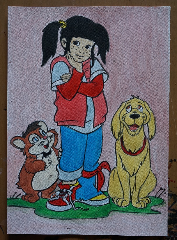 Bl peinture punky brewster sur papier aquarelle 300 g