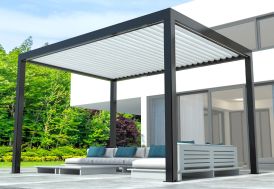 Pergola bioclimatique motorisee aluminium 3x4m event premium