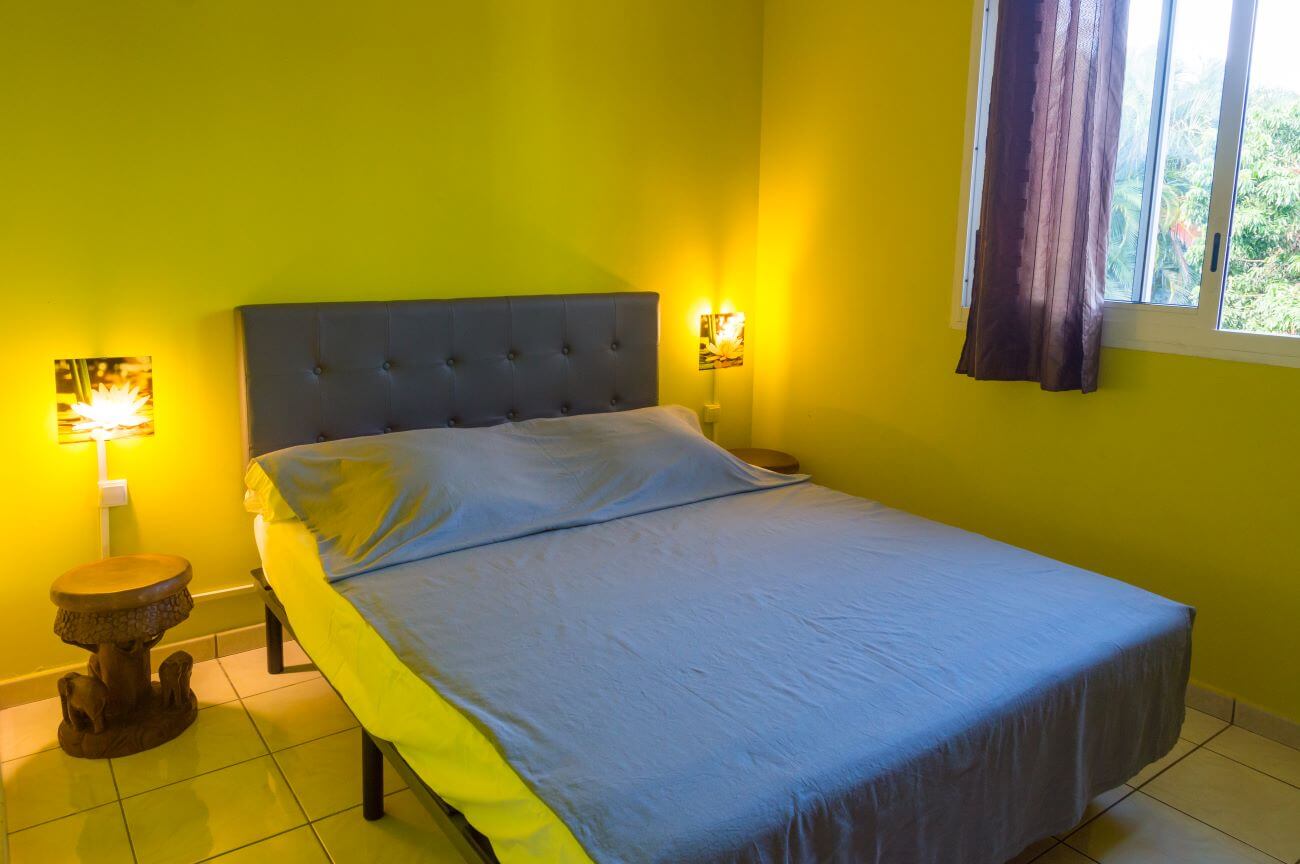 Chambre double 1 gite zot case en dur